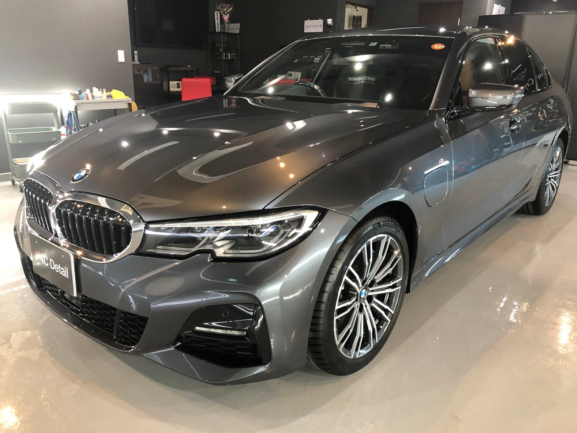 Bmw 330e プレミアムガラスコーティング ホイールコーティング ウインドウガラスコーティング 神奈川県横浜市保土ヶ谷区 4c Detail フォーシー ディテイル