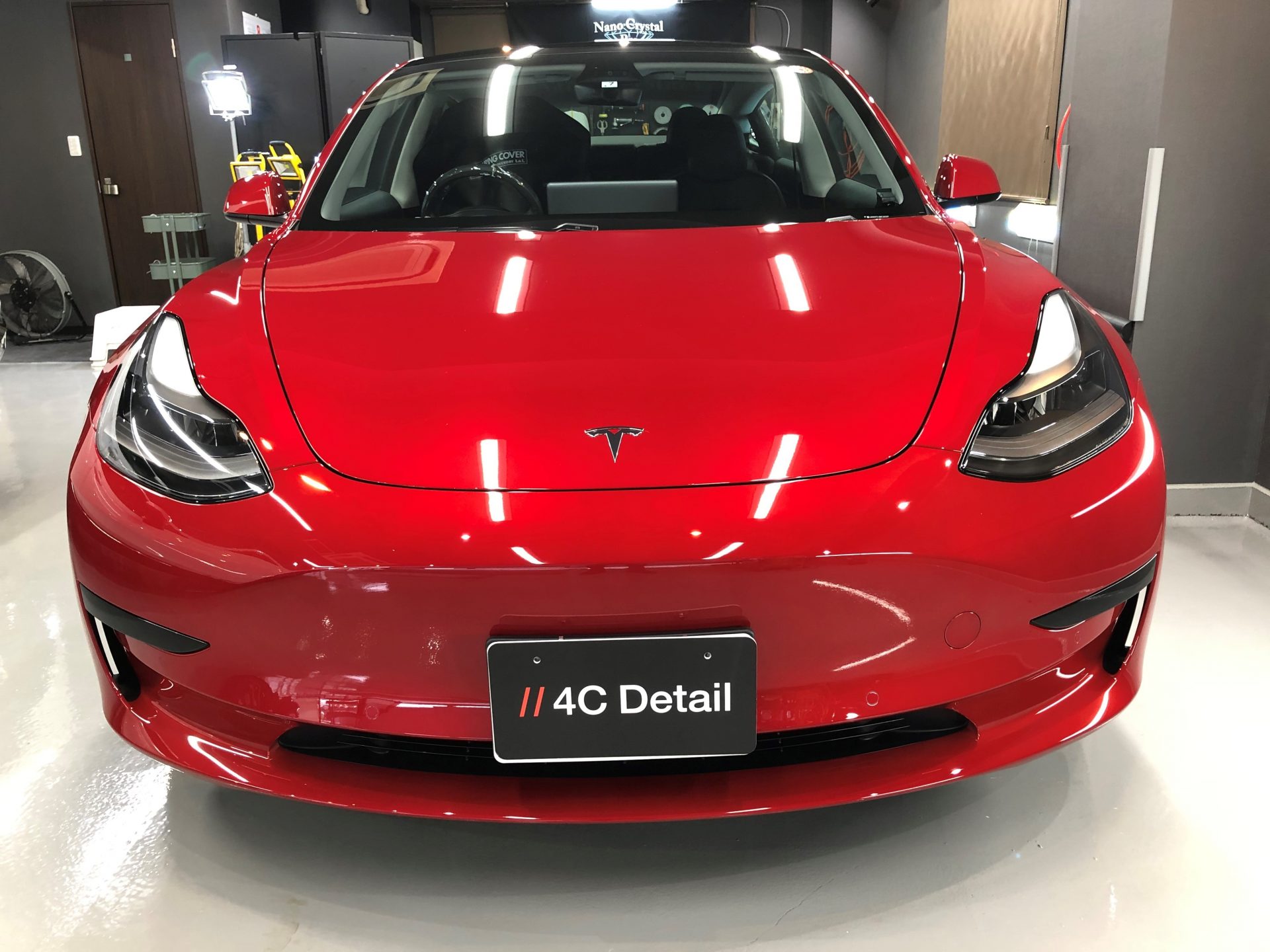 tesla model3 ceramic pro yokohama tokyo