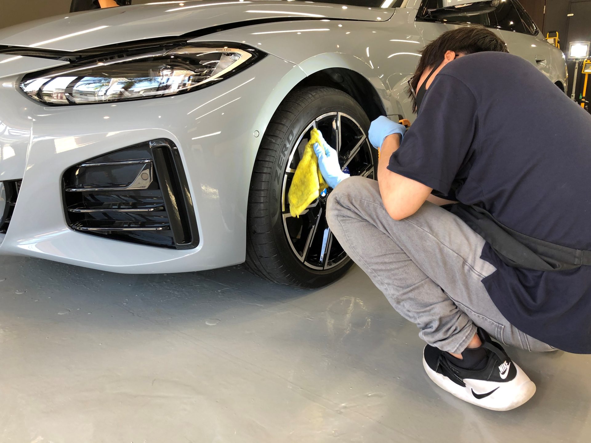 BMW 420グランクーペ ホイールクリーニング