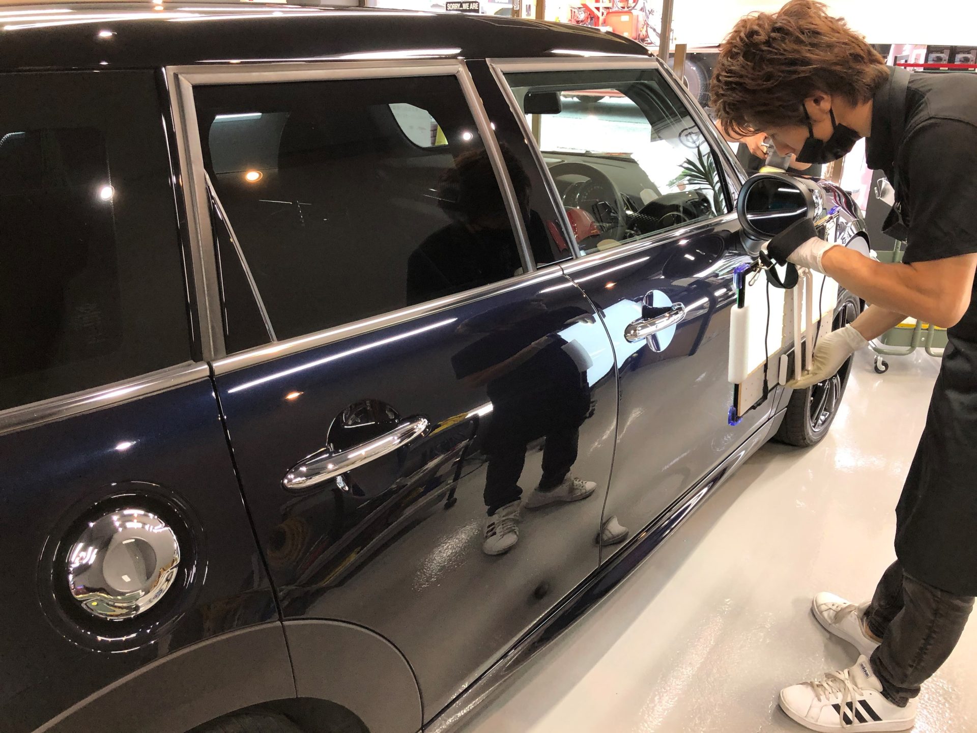 miniクーパーS jcw コーティング確認