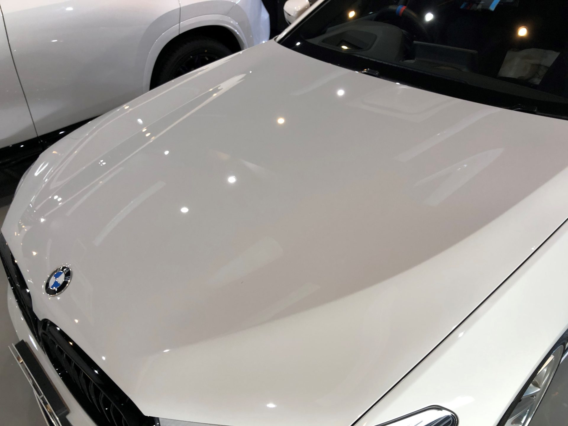 BMW 523d ナノクリスタルプロガラスコーティング 艶 シミ除去